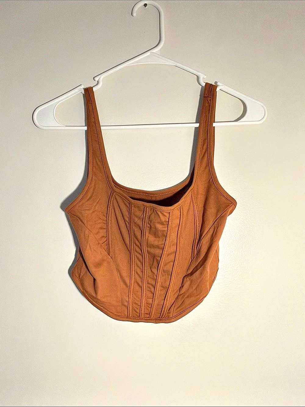 SHEIN Brown Corset Bodysuit Size XS